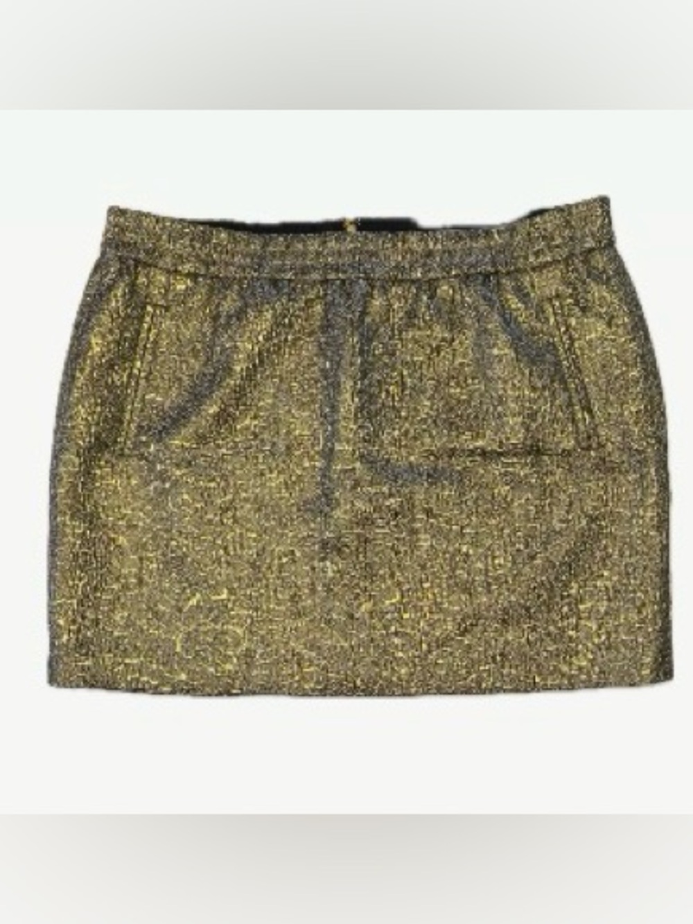 LOFT Gold Skirt Size XL